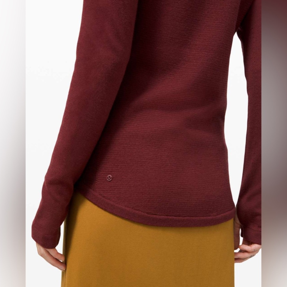 lululemon | small/size 4 Sit In Lotus Sweater Savannah - Picture 2 of 7